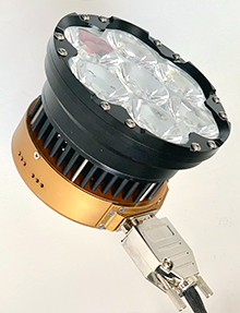 XV36-LED-7UN LED landing light fixture with shielded cable