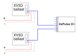 XePulse D+ with XV3D ballast special wiring