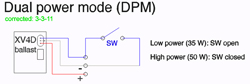 Wiring diagram of XV4D DPM